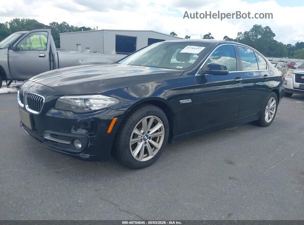WBA5A5C53GG347022 2016 BMW 5 SERIES Black Przód lewy