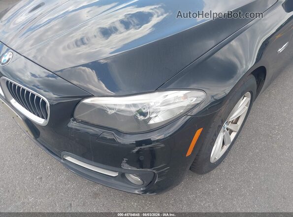 WBA5A5C53GG347022 2016 BMW 5 SERIES Black Widok z przodu