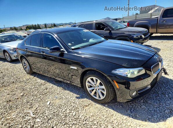 WBA5A5C54GD526607 2016 BMW 5 SERIES Black Передня права чверть