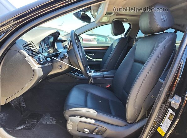 WBA5A5C54GD526607 2016 BMW 5 SERIES Black Вид салону спереду