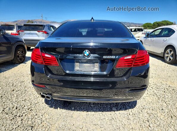 WBA5A5C54GD526607 2016 BMW 5 SERIES Black Вид ззаду