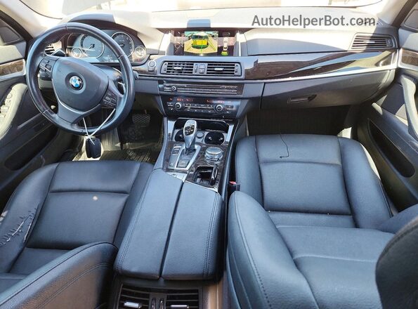 WBA5A5C54GD526607 2016 BMW 5 SERIES Black Вид панелі приладів