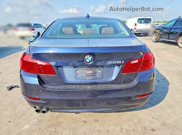 WBA5A5C54GD529099 2016 BMW 5 SERIES Blue Вид ззаду