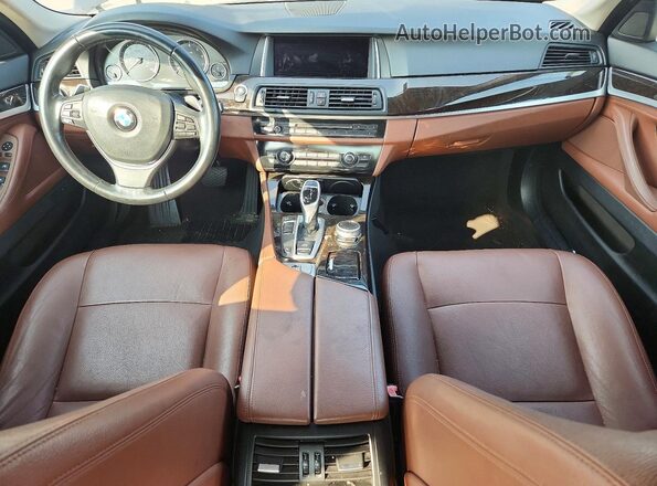 WBA5A5C54GD529099 2016 BMW 5 SERIES Blue Вид панелі приладів