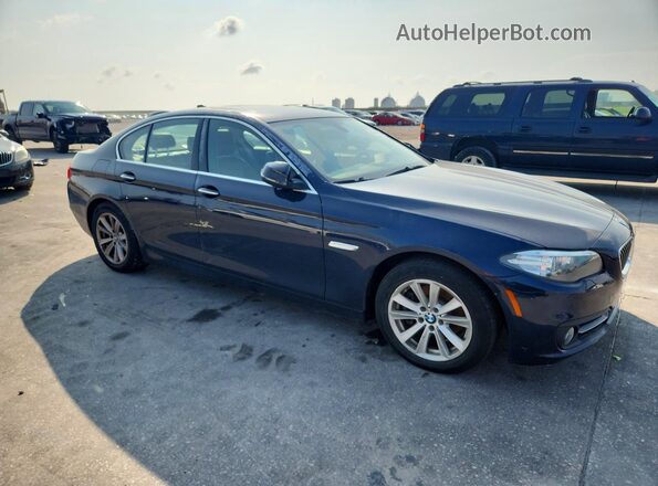 WBA5A5C54GD529099 2016 BMW 5 SERIES Blue Передня права чверть