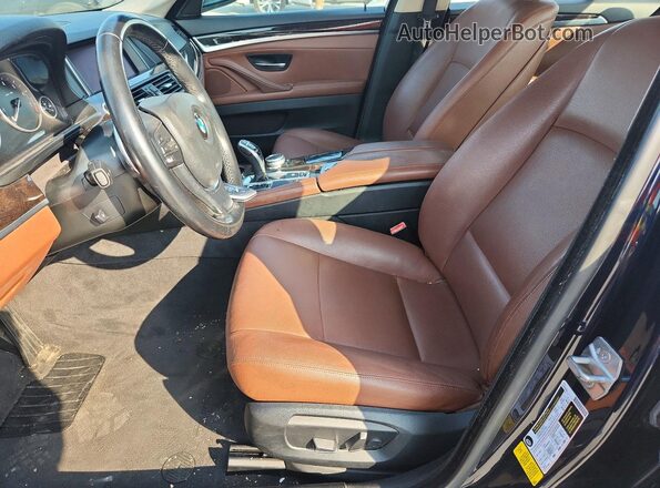WBA5A5C54GD529099 2016 BMW 5 SERIES Blue Вид салону спереду