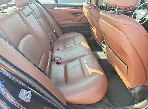 WBA5A5C54GD529099 2016 BMW 5 SERIES Blue Вид задніх сидінь
