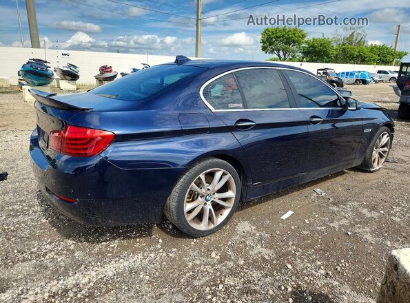 WBA5A5C56GG349668 2016 BMW 5 SERIES Blue უკანა მარჯვენა