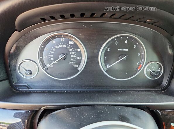 WBA5A5C56GG349668 2016 BMW 5 SERIES Blue ხელსაწყოთა პანელის ხედი