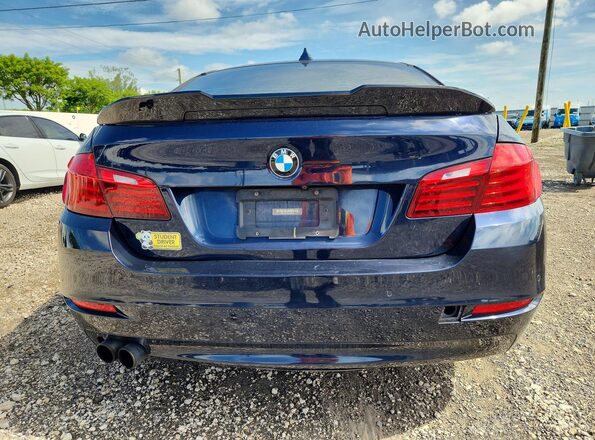 WBA5A5C56GG349668 2016 BMW 5 SERIES Blue უკანა ხედი