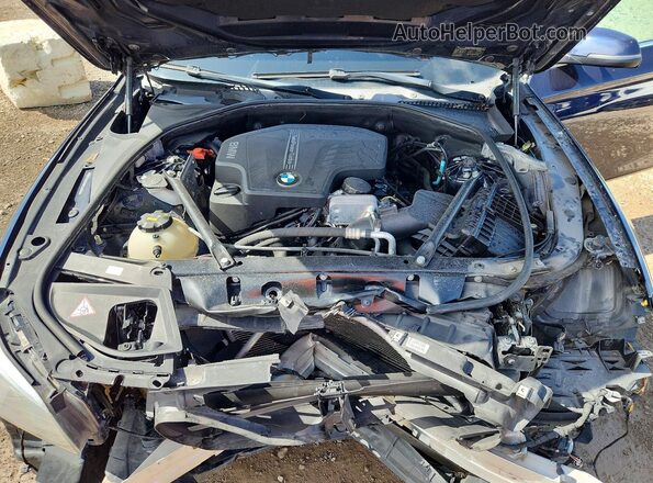 WBA5A5C56GG349668 2016 BMW 5 SERIES Blue უკანა სალონის ხედი