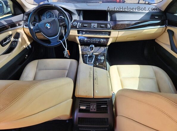 WBA5A5C56GG349668 2016 BMW 5 SERIES Blue წინა პანელის ხედი