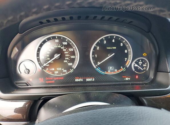 WBA5A5C57GG351722 2016 BMW 5 SERIES Gray Սարքավորումների վահանակի տեսք