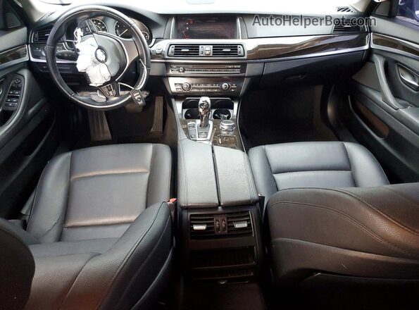 WBA5A5C57GG351722 2016 BMW 5 SERIES Gray Առջևի վահանակի տեսք