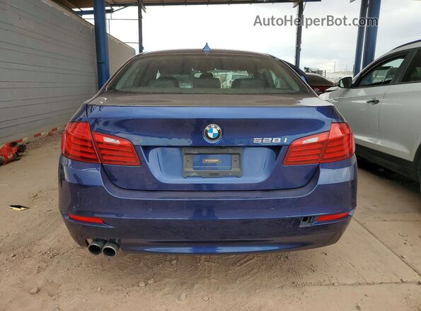 WBA5A5C57GG352014 2016 BMW 5 SERIES Blue Vista trasera