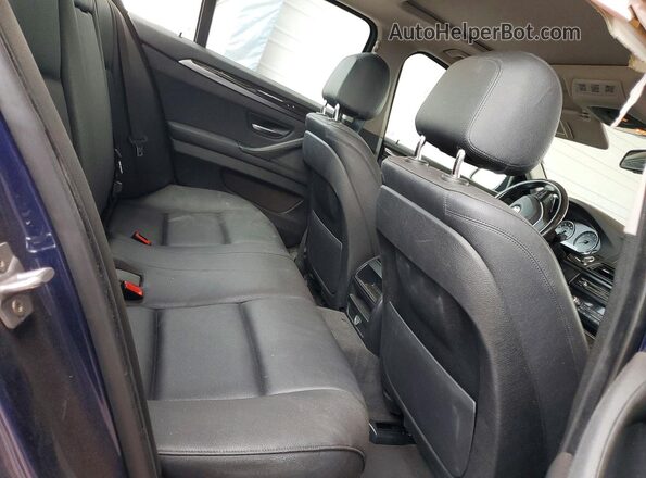 WBA5A5C57GG352014 2016 BMW 5 SERIES Blue Vista de los asientos traseros