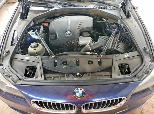 WBA5A5C57GG352014 2016 BMW 5 SERIES Blue Vista interior trasera