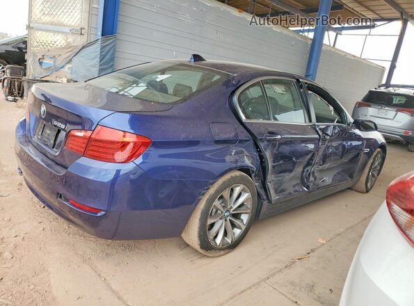 WBA5A5C57GG352014 2016 BMW 5 SERIES Blue Trasero derecho