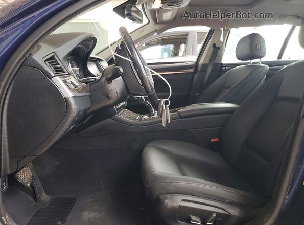 WBA5A5C57GG352014 2016 BMW 5 SERIES Blue Vista interior delantera