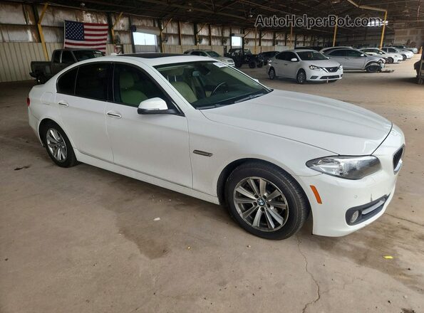WBA5A5C57GG352918 2016 BMW 5 SERIES White Delantero derecho