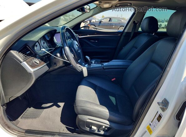 WBA5A5C58GD527095 2016 BMW 5 SERIES White წინა სალონის ხედი