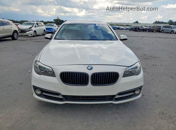 WBA5A5C59GG347302 2016 BMW 5 SERIES White Widok z przodu