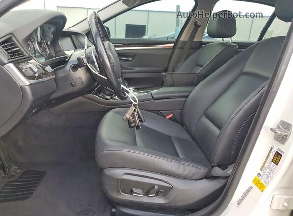 WBA5A5C59GG347302 2016 BMW 5 SERIES White Widok wnętrza z przodu