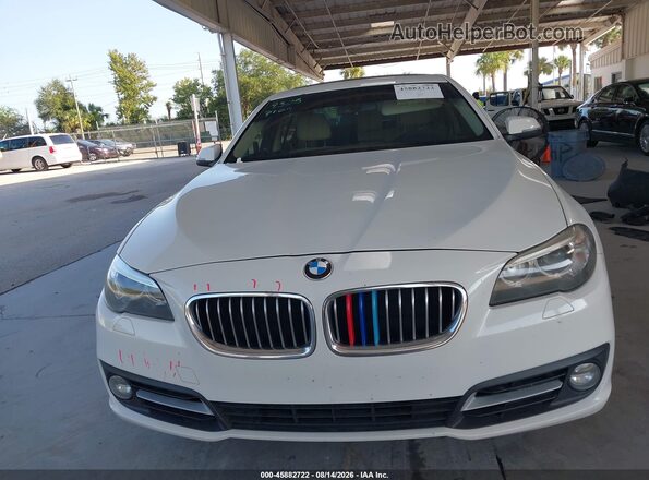 WBA5A5C59GG348188 2016 BMW 5 SERIES White Vista del cuadro de instrumentos