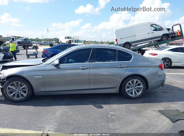 WBA5A5C5XGG348121 2016 BMW 5 SERIES Gray Вид задньої частини салону