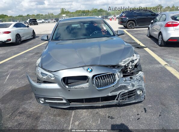 WBA5A5C5XGG348121 2016 BMW 5 SERIES Gray Вид панелі приладів