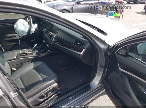WBA5A5C5XGG348121 2016 BMW 5 SERIES Gray Вид салону спереду