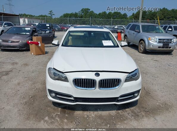 WBA5A5C5XGG350659 2016 BMW 5 SERIES White Vista del cuadro de instrumentos