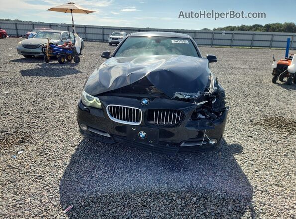 WBA5A7C50GG151423 2016 BMW 5 SERIES Black Front view