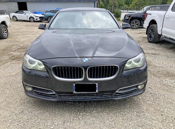 WBA5A7C51GG149468 2016 BMW 5 SERIES Black Front view