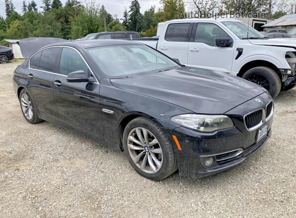 WBA5A7C51GG149468 2016 BMW 5 SERIES Black Front right