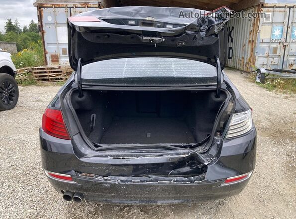 WBA5A7C51GG149468 2016 BMW 5 SERIES Black Rear view