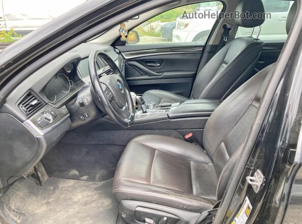 WBA5A7C51GG149468 2016 BMW 5 SERIES Black Front interior view