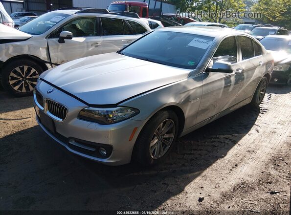 WBA5A7C51GG150944 2016 BMW 5 SERIES Silver Առջևի ձախ երեք քառորդ տեսարան