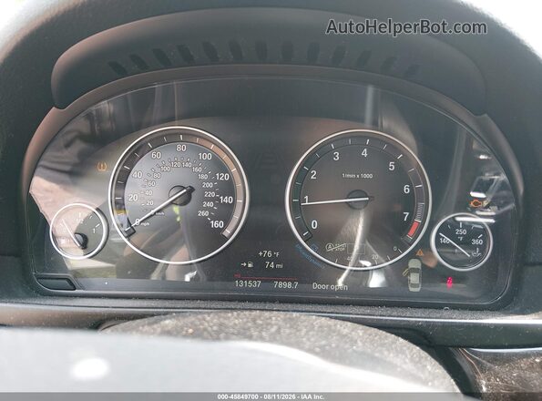 WBA5A7C53GG146832 2016 BMW 5 SERIES Black Вид задніх сидінь