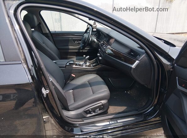 WBA5A7C53GG146832 2016 BMW 5 SERIES Black Вид салону спереду