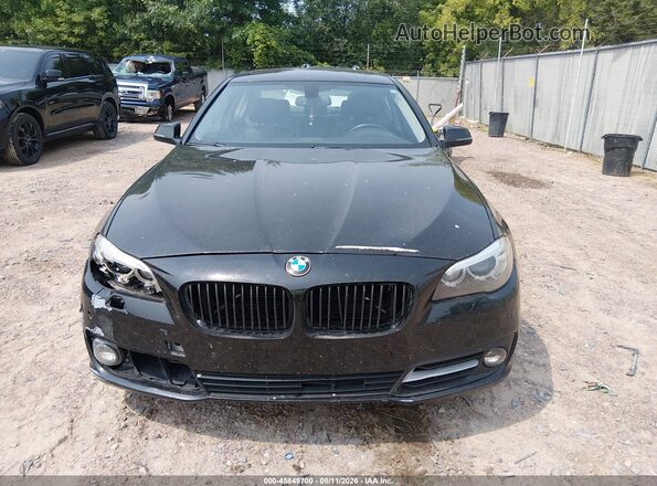 WBA5A7C53GG146832 2016 BMW 5 SERIES Black Вид задньої частини салону