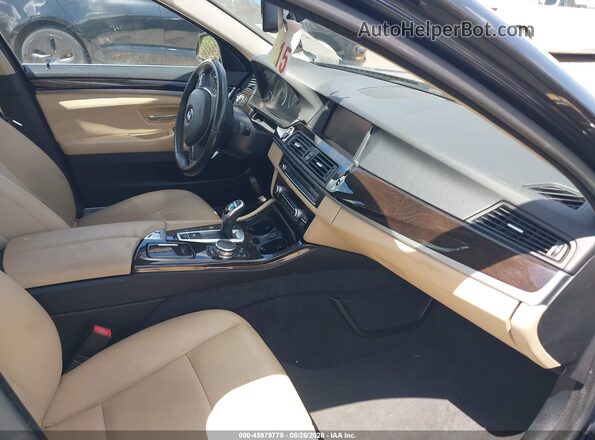 WBA5A7C55GG644496 2016 BMW 5 SERIES Blue Widok wnętrza z przodu