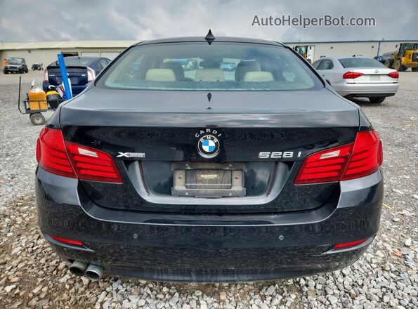 WBA5A7C57GG643236 2016 BMW 5 SERIES Black Rear view