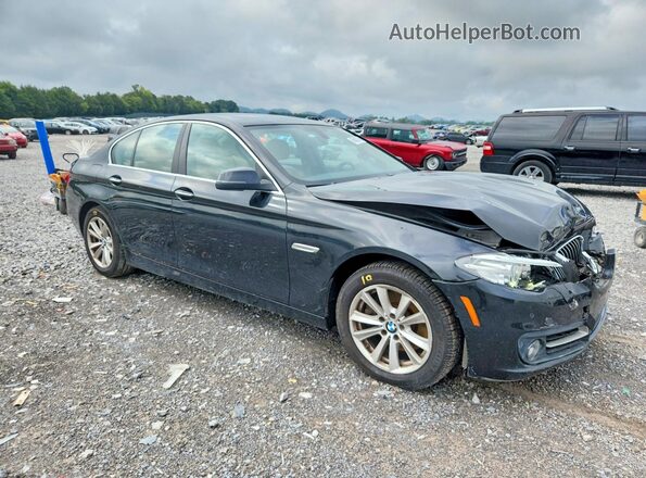 WBA5A7C57GG643236 2016 BMW 5 SERIES Black Front right