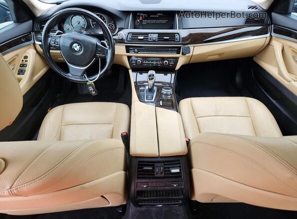 WBA5A7C57GG643236 2016 BMW 5 SERIES Black Dashboard view