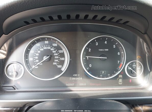 WBA5A7C59GG643755 2016 BMW 5 SERIES Black Вид задніх сидінь