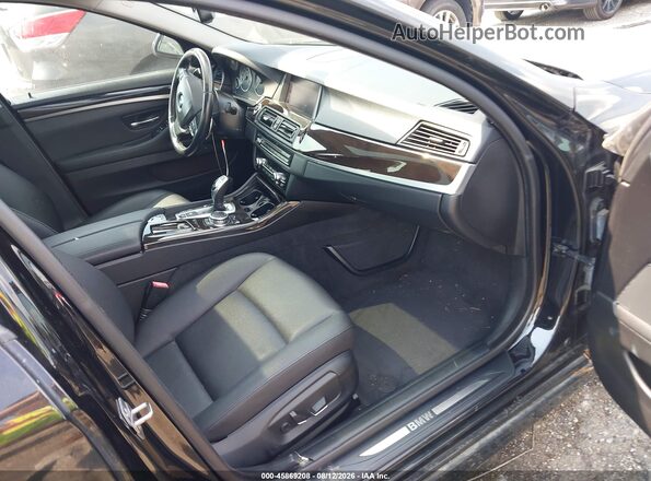 WBA5A7C59GG643755 2016 BMW 5 SERIES Black Вид салону спереду