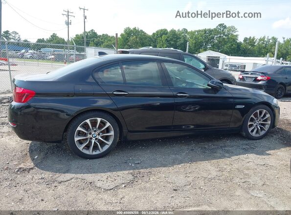 WBA5A7C59GG643755 2016 BMW 5 SERIES Black Вид задньої частини салону
