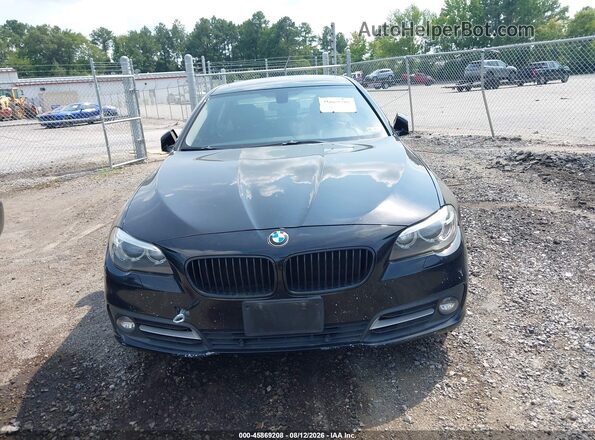 WBA5A7C59GG643755 2016 BMW 5 SERIES Black Вид щитка приладів