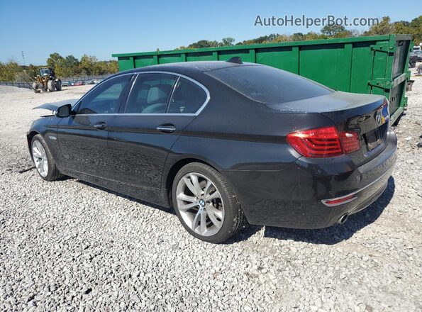 WBA5B1C50GG554151 2016 BMW 5 SERIES Black Հետևի ձախ